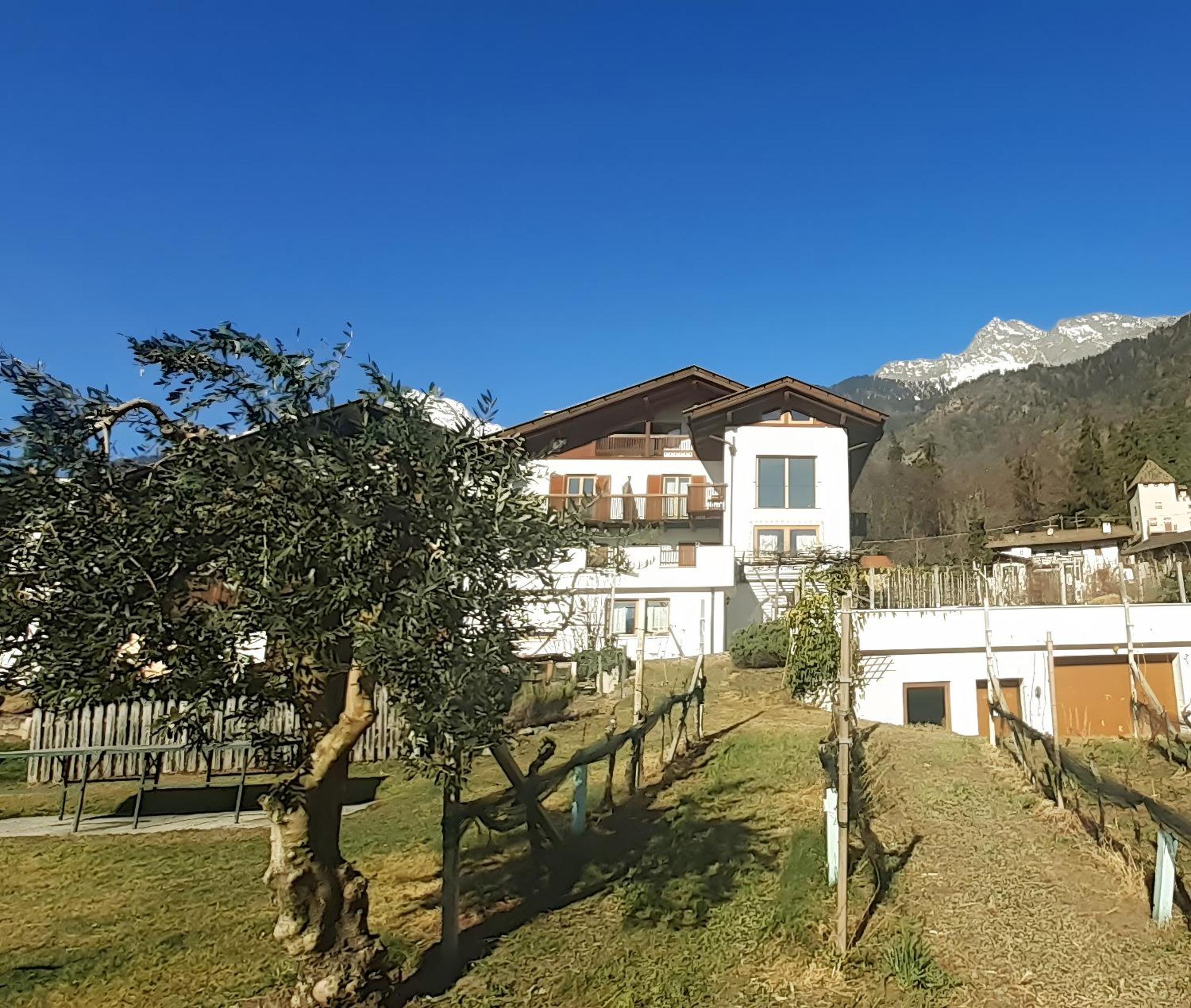 Froehlichhof Wohnung Apfelbluete Lagundo Esterno foto